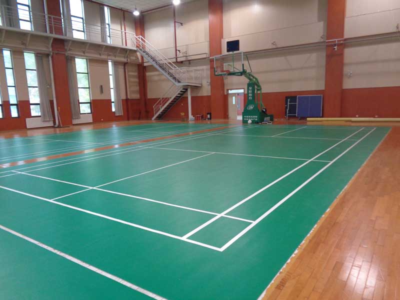 PVC塑膠運動地板的組成結構